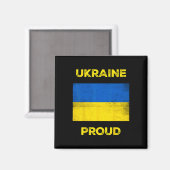 Aimant L'Ukraine fière (Recto/Verso)