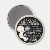 Aimant Lumière dans le tunnel (Recto/Verso)