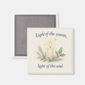 Aimant Lumière de la saison, lumière de l'âme (Recto/Verso)