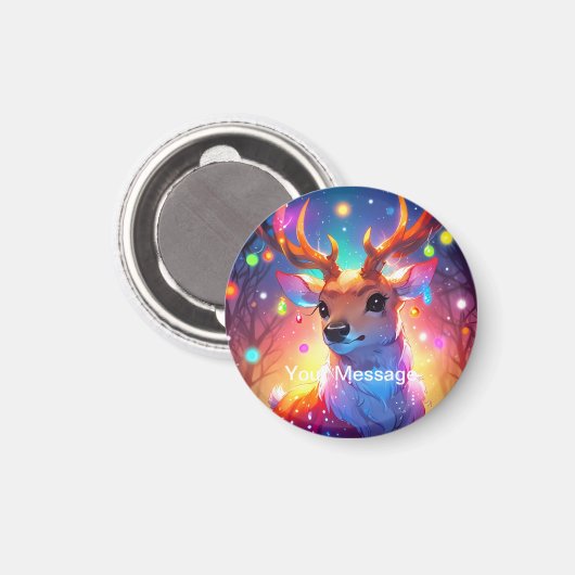 Aimant Lumière de Noël enchantée (Recto/Verso)