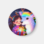 Aimant Lumière de Noël enchantée (Devant)