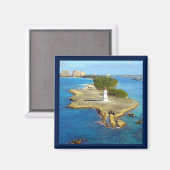 Aimant Lumière de Paradise Island (Recto/Verso)