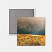 Aimant Lumière Dramatique Perçant les Nuages d'Orage (Recto/Verso)