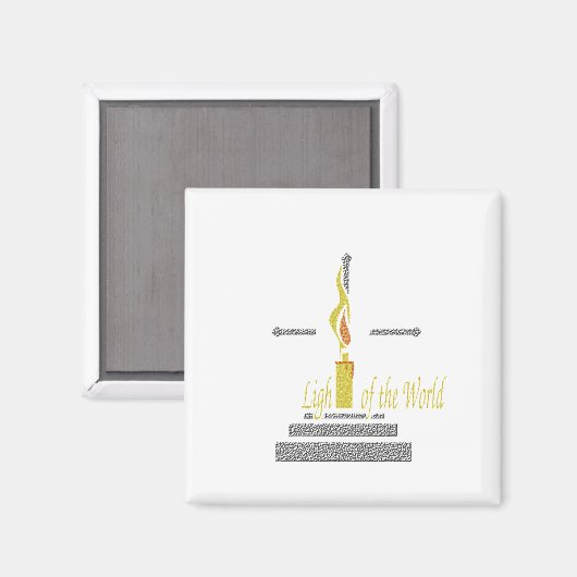 Aimant Lumière du monde (Recto/Verso)