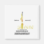 Aimant Lumière du monde (Devant)