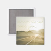 Aimant Lumière du soleil sur la route (Recto/Verso)