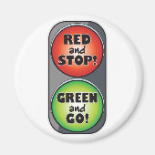 Aimant Lumière rouge (Devant)