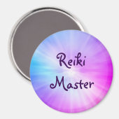 Aimant Lumière violette Reiki Master design (Recto/Verso)