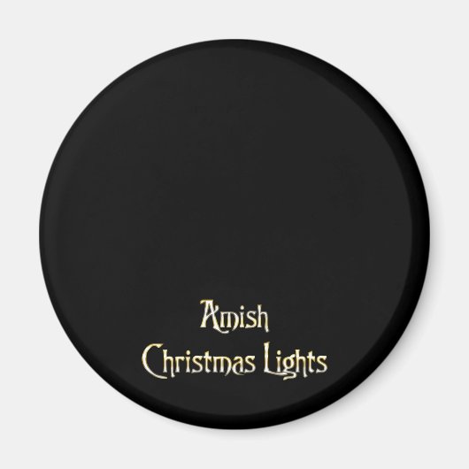 Aimant Lumières de Noël Amish (Devant)