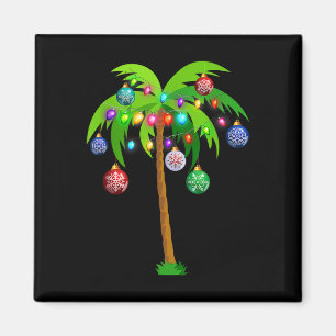 Aimant Lumières de Noël Palm Tree Fun Hawaii Beach Tropic