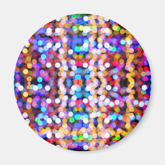 Aimant Lumières floues colorées (Devant)