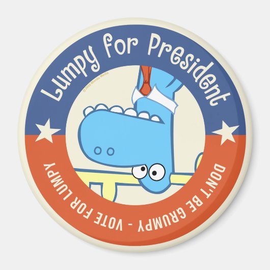 Aimant Lumpy pour le président (Devant)