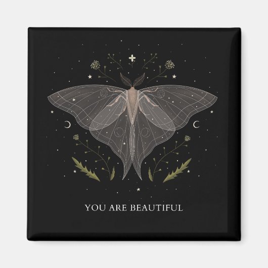Aimant Luna Moth - Vous êtes Belle (Devant)