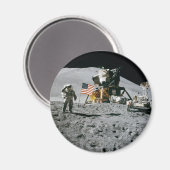 Aimant lune atterrissage apollo 15 lunar module nasa 1971 (Recto/Verso)