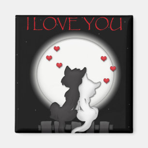 Aimant Lune d'amour