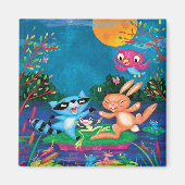 Aimant Lune d'automne (Devant)