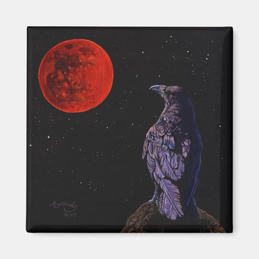 Aimant Lune de corbeau (Devant)
