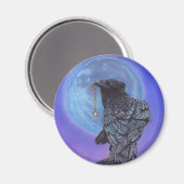 Aimant Lune de corbeau (Recto/Verso)