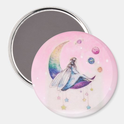 Aimant lune de fée (Recto/Verso)