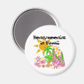 Aimant Lune de miel à Hawaii (Recto/Verso)