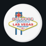 Aimant Lune de miel de Las Vegas<br><div class="desc">Design lune de miel de Las Vegas</div>