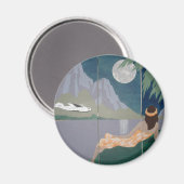 Aimant LUNE DE SÉRÉNITÉ (rond) (Recto/Verso)