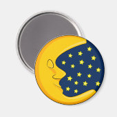 Aimant Lune Et Étoiles (Recto/Verso)