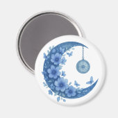 Aimant Lune mystique de croissant (Recto/Verso)