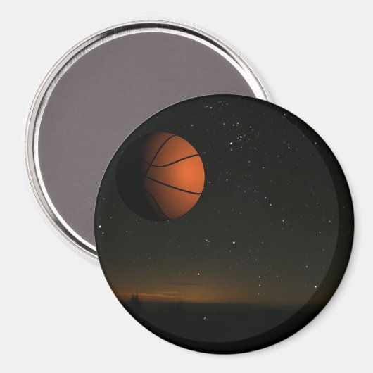 Aimant Lune orange (Recto/Verso)