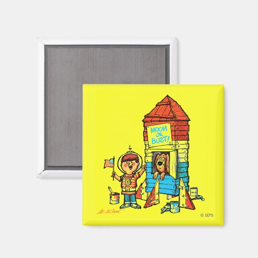 Aimant Lune ou Buste ! (Recto/Verso)