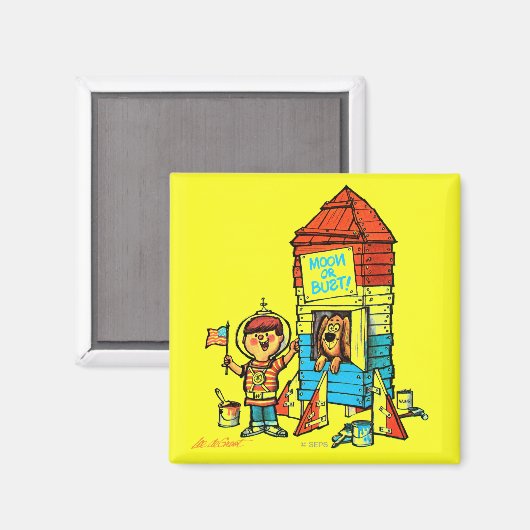 Aimant Lune ou Buste ! (Recto/Verso)