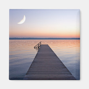 Aimant Lune sur la passerelle de Buscharner Lac de Star