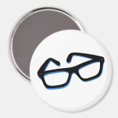 Aimant Lunettes de nerd cool (Recto/Verso)