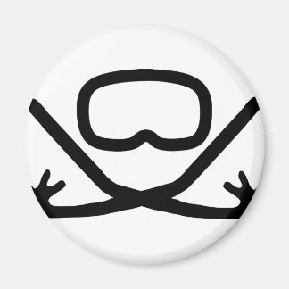 Aimant lunettes de plongée et tuba