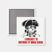 Aimant Lunettes de soleil à drapeau George Washington Bre (Recto/Verso)