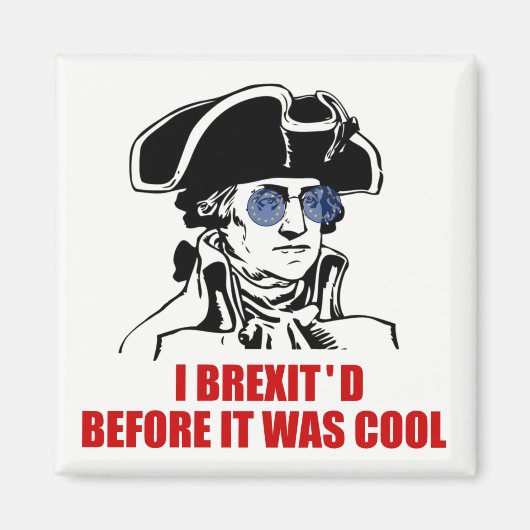 Aimant Lunettes de soleil à drapeau George Washington Bre (Devant)