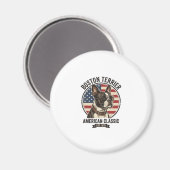 Aimant Lunettes de soleil drapeau américain classique de (Recto/Verso)