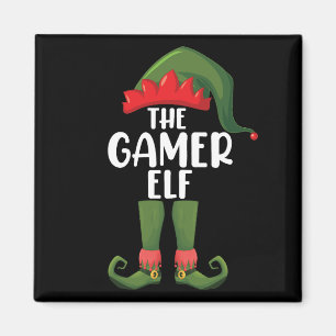 Aimant Lutin de joueur de jeux vidéo pour famille assorti