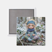 Aimant Lutin d'hiver (Recto/Verso)