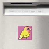 Aimant Lutino Peach face Lovebird (In Situ (Lave-vaisselle))