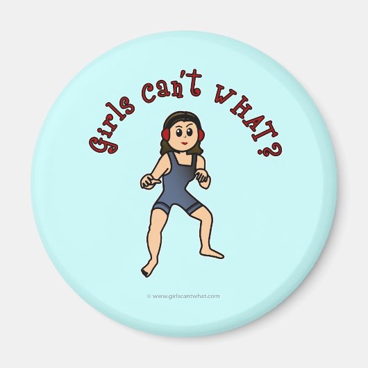 Aimant Lutte féminine légère (Devant)
