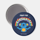 Aimant Lutte Pour E-Koala-Ty (Recto/Verso)