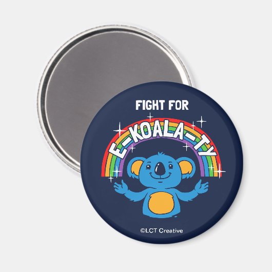 Aimant Lutte Pour E-Koala-Ty (Recto/Verso)