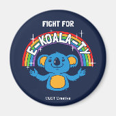Aimant Lutte Pour E-Koala-Ty (Devant)