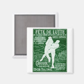 Aimant Lutte suisse 1907 (Recto/Verso)