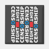 Aimant Lutter contre la censure (Devant)