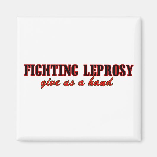 Aimant Lutter contre la lèpre (Devant)