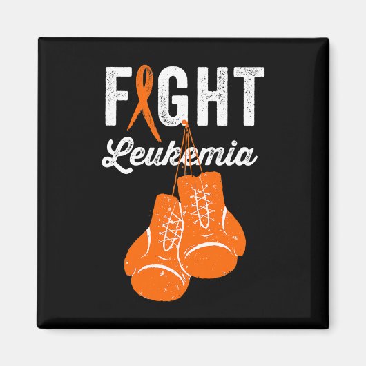 Aimant Lutter contre la leucémie Lutte Guerrier Leucémie  (Devant)