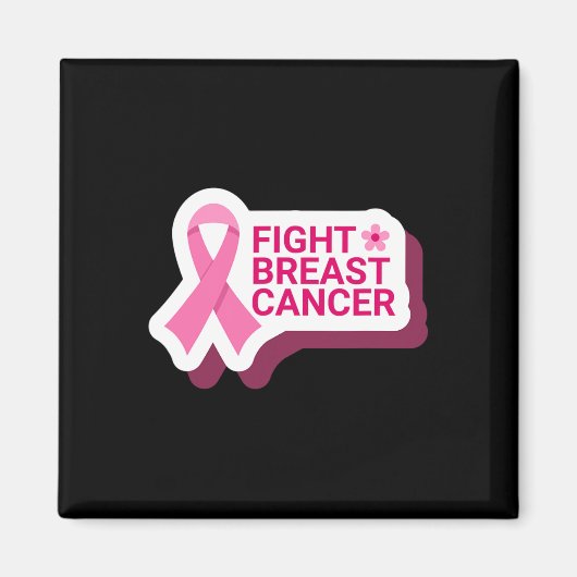 Aimant Lutter contre le cancer du sein (Devant)