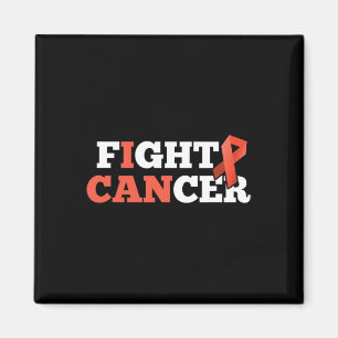 Aimant Lutter contre le cancer leucémie Orange Support Ri